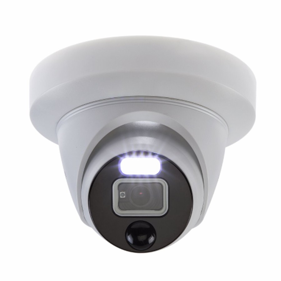 Business Security Systems Swann | Add-On 4K Master-Series Enforcer Nvr Dome Camera With Controllable Lights - Swnhd-876Der