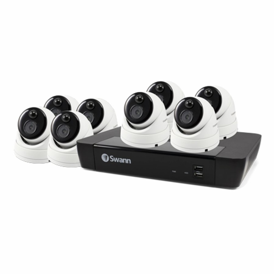 Business Security Systems Swann | 8 Camera 8 Channel 4K Ultra Hd Professional Nvr Security System | Sonvk-886808D