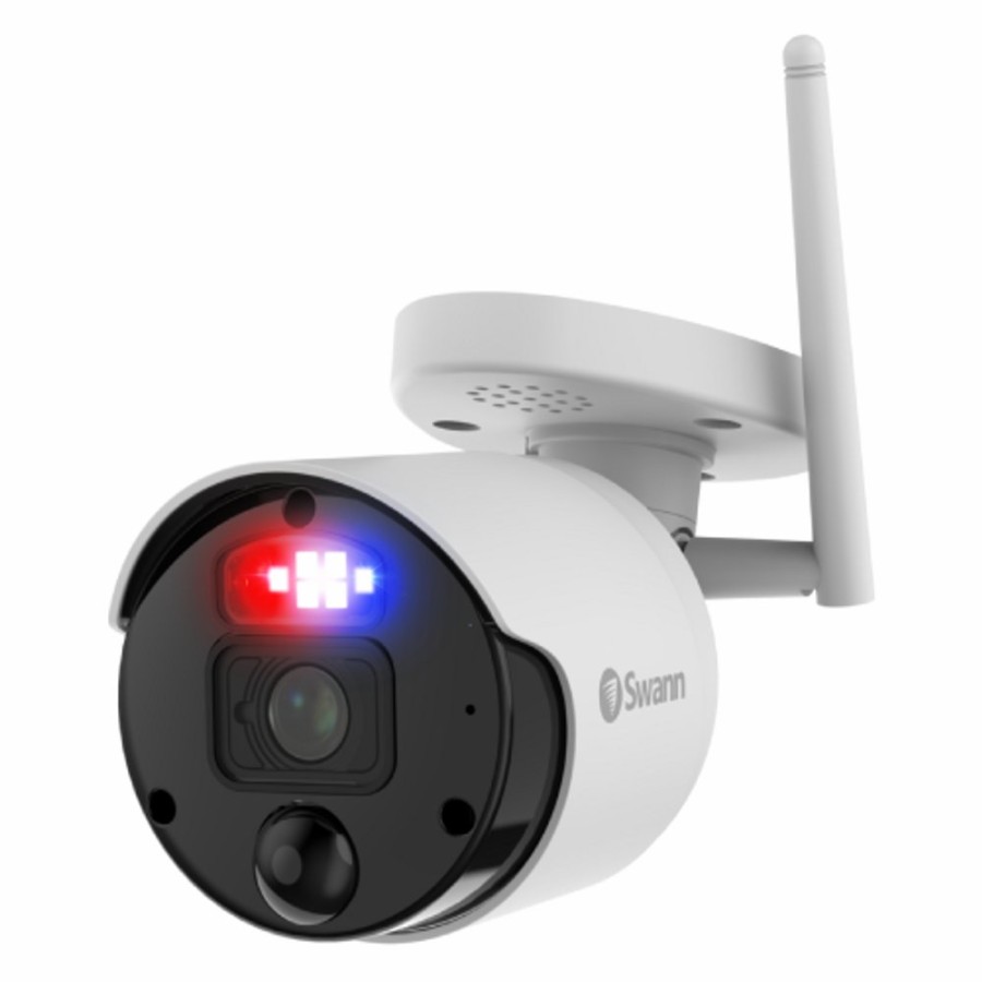 Business Security Systems Swann | Add-On Camera With Controllable Lights For Securealert Systems - Swnvw-800Cam