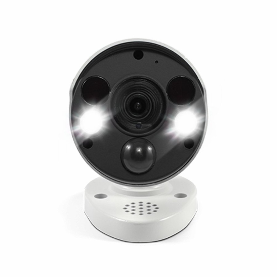 Wired Home Security Systems Swann | 5Mp Thermal Sensing Spotlight Bullet Security Camera - Pro-5Mpmsfb - Swpro-5Mpmsfb