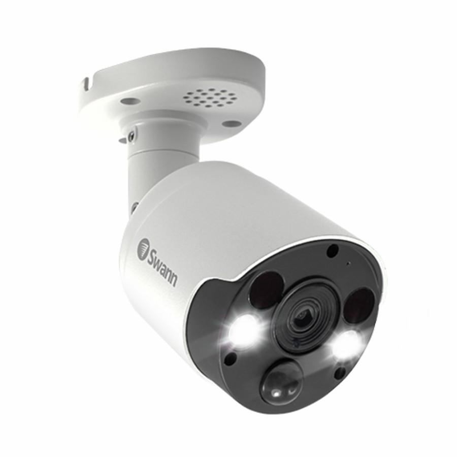 Business Security Systems Swann | 4K Add-On Nvr Spotlight Security Camera | Swnhd-887Msfb