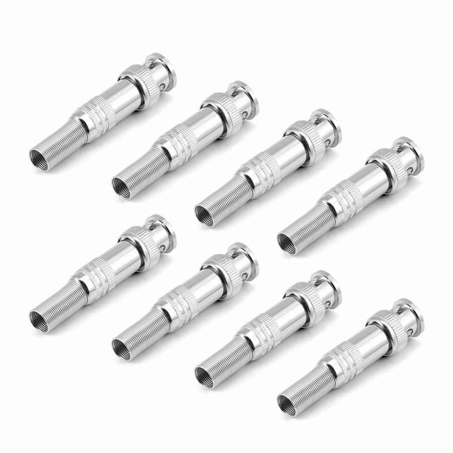 Wired Home Security Systems Swann | Bnc Male Cable Connector - 8 Pack - Swpro-Bncmale8Pk