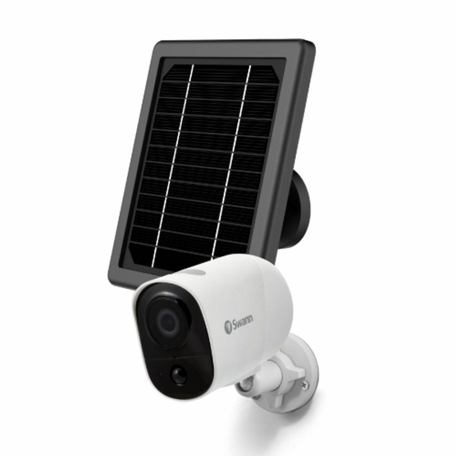 Wireless Battery Security Cameras Swann | Xtreem Security Camera With Solar Charging Panel & Outdoor Stand - Swifi-Xtrcamkita