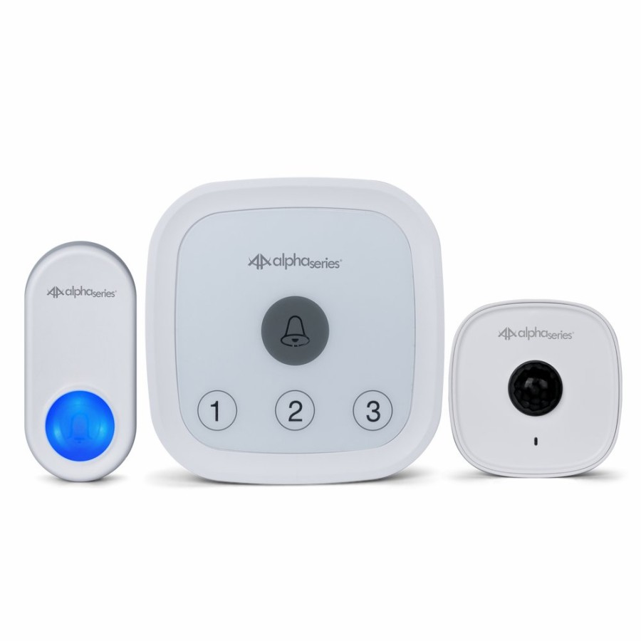 Wireless Battery Security Cameras Swann | Alpha Series Home Assistance Button & Movement Sensor Kit - Alphs-Homekit