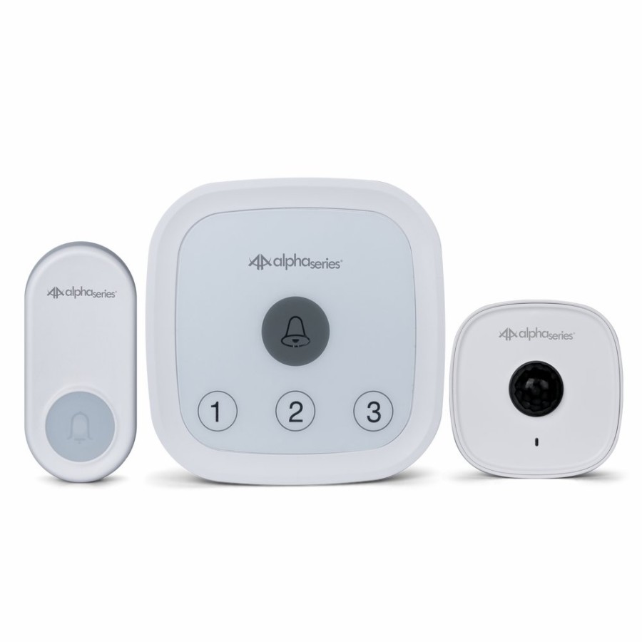 Wireless Battery Security Cameras Swann | Alpha Series Home Assistance Button & Movement Sensor Kit - Alphs-Homekit