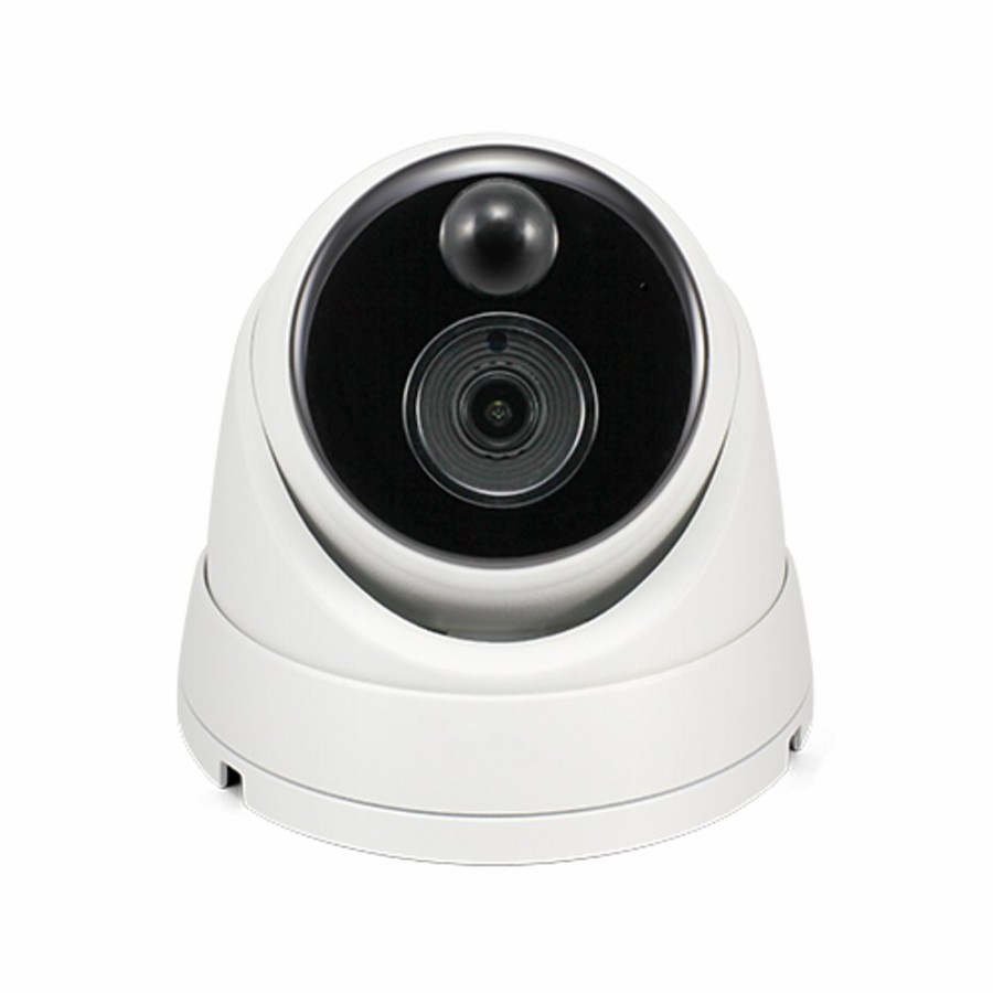 Wired Home Security Systems Swann | 4K Ultra Hd Thermal Sensing Dome Ip Security Camera - Nhd-888Msd - Swnhd-888Msd