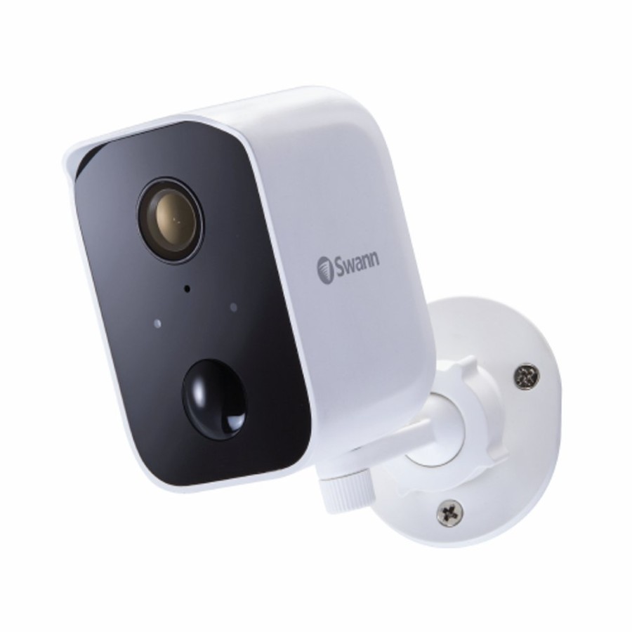 Wireless Battery Security Cameras Swann | Corecam Wireless Security Camera With 2-Way Talk, Siren & Heat + Motion Detection | Swifi-Corecam