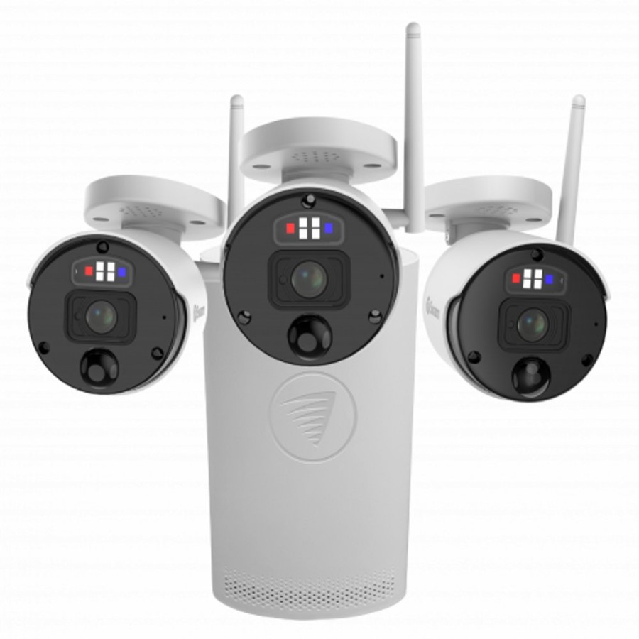 Business Security Systems Swann | Securealert 3 Camera 4 Channel 4K Ultra Hd Wi-Fi Nvr Security System - Swnvk-800Kh3