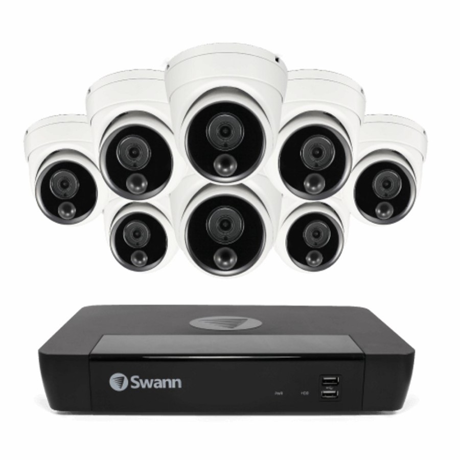 Business Security Systems Swann | 8 Camera 8 Channel 4K Master-Series Nvr Security System | Sonvk-876808D