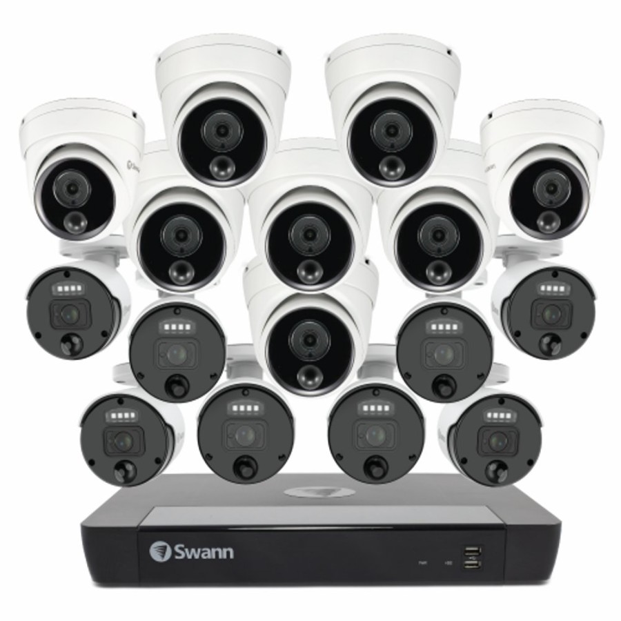 Business Security Systems Swann | 16 Camera 16 Channel 4K Master-Series Nvr Security System | Sonvk-1676808B8D