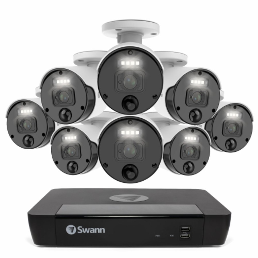 Business Security Systems Swann | 8 Camera 8 Channel 4K Master-Series Nvr Security System | Sonvk-876808