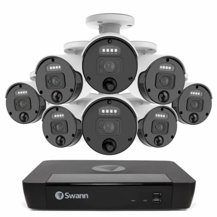 Business Security Systems Swann | 8 Camera 8 Channel 4K Master-Series Nvr Security System | Sonvk-876808