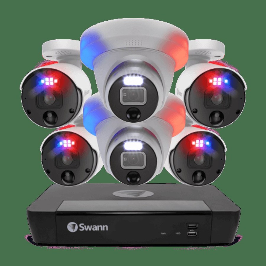 Business Security Systems Swann | Pro Enforcer 6-Camera 8-Channel 12Mp Security Camera System | Sonvk-890004B2De