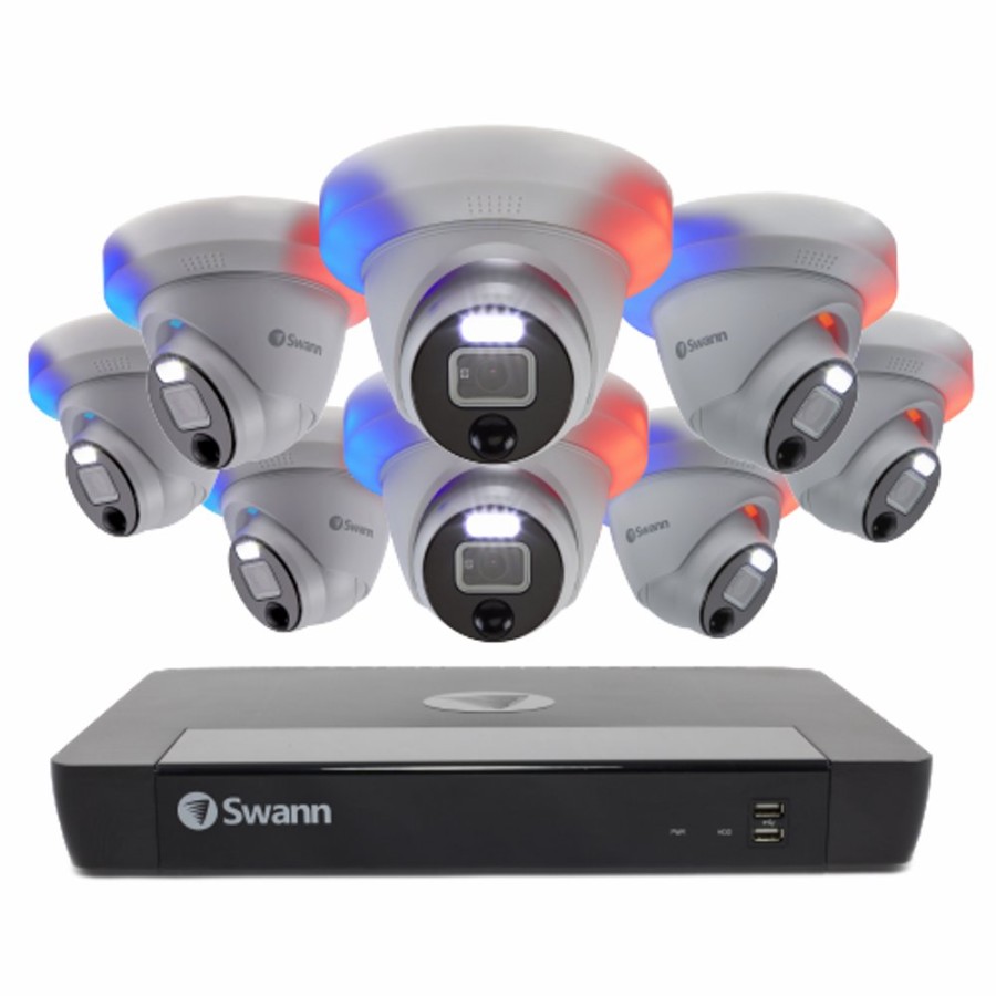 Business Security Systems Swann | 8 Camera 16 Channel 4K Ultra Hd Pro Enforcer Nvr Security System - Sonvk-1689808D