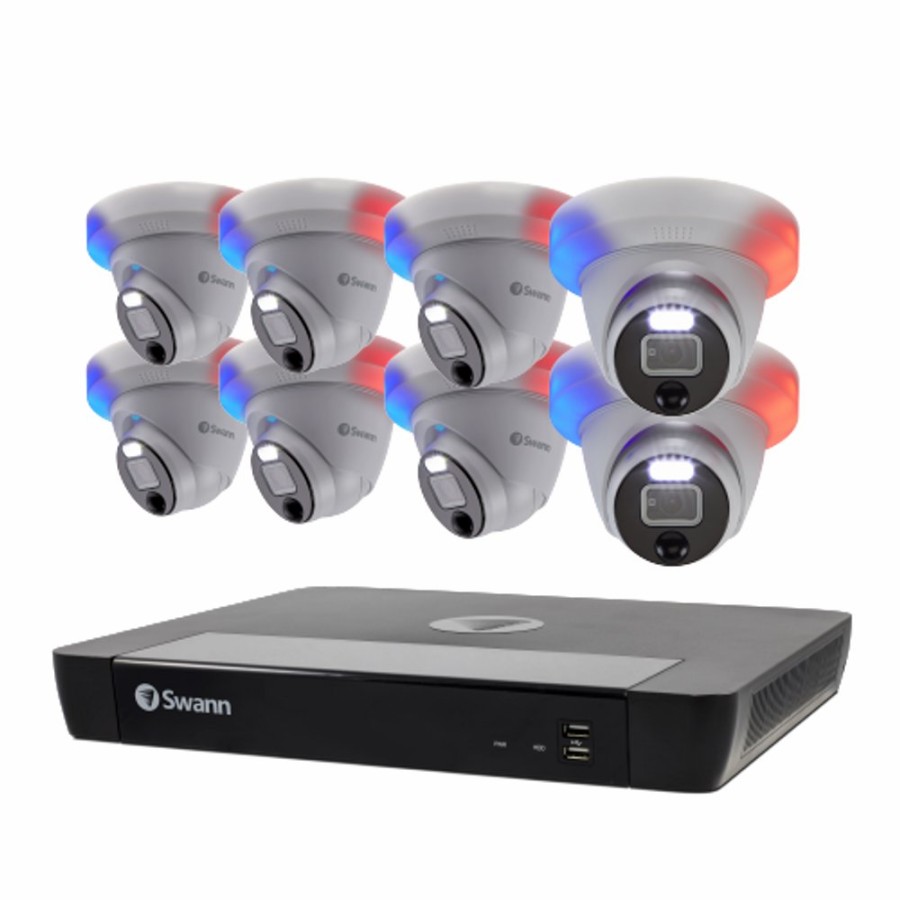 Business Security Systems Swann | 8 Camera 16 Channel 4K Ultra Hd Pro Enforcer Nvr Security System - Sonvk-1689808D