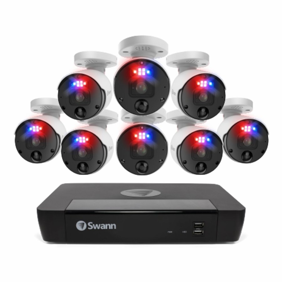 Business Security Systems Swann | 8 Camera 8 Channel 12Mp Pro Enforcer Nvr Security System - Swnvk-890008