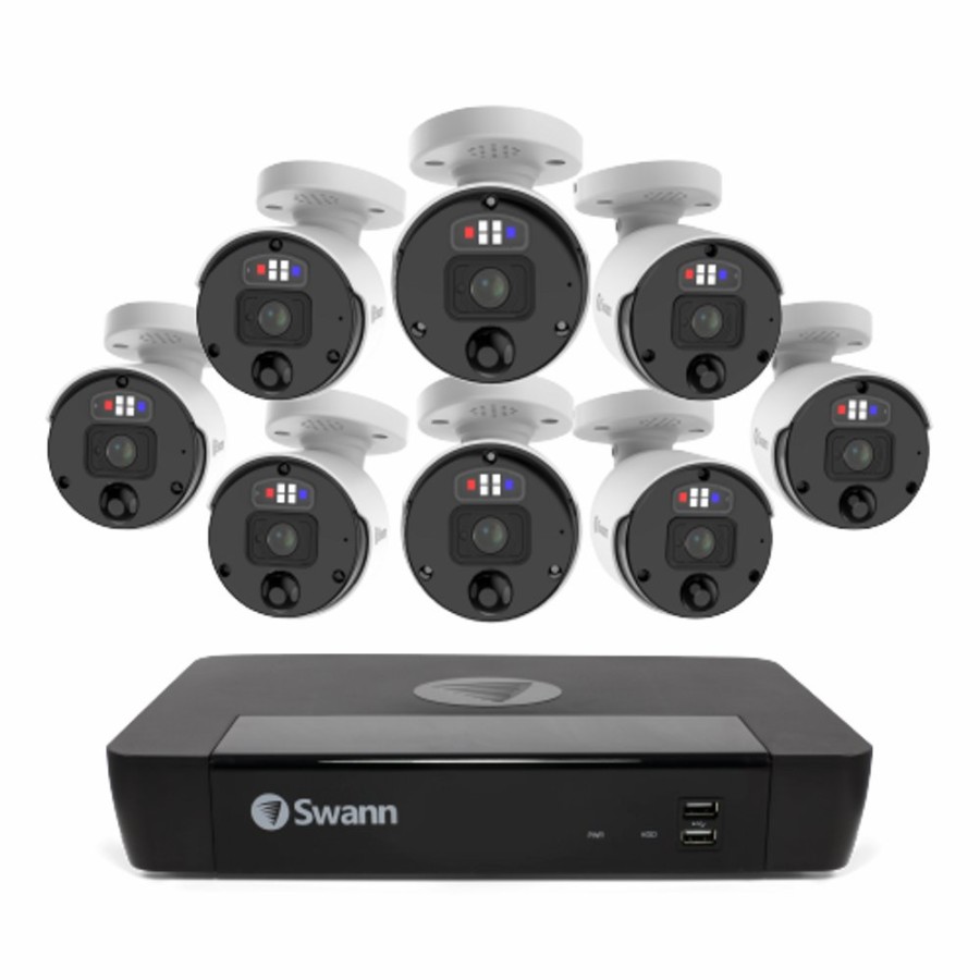 Business Security Systems Swann | 8 Camera 8 Channel 12Mp Pro Enforcer Nvr Security System - Swnvk-890008