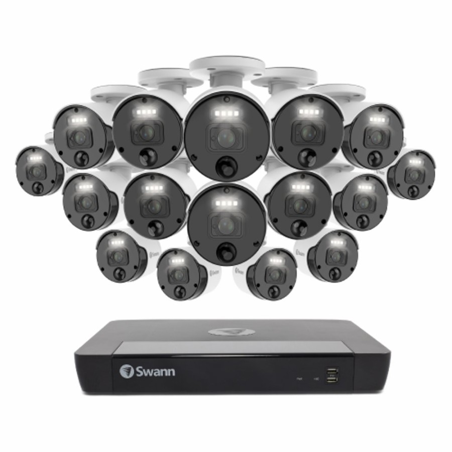 Business Security Systems Swann | 16 Camera 16 Channel 4K Master-Series Nvr Security System | Sonvk-1676816