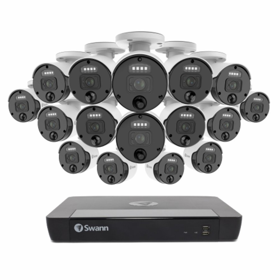 Business Security Systems Swann | 16 Camera 16 Channel 4K Master-Series Nvr Security System | Sonvk-1676816