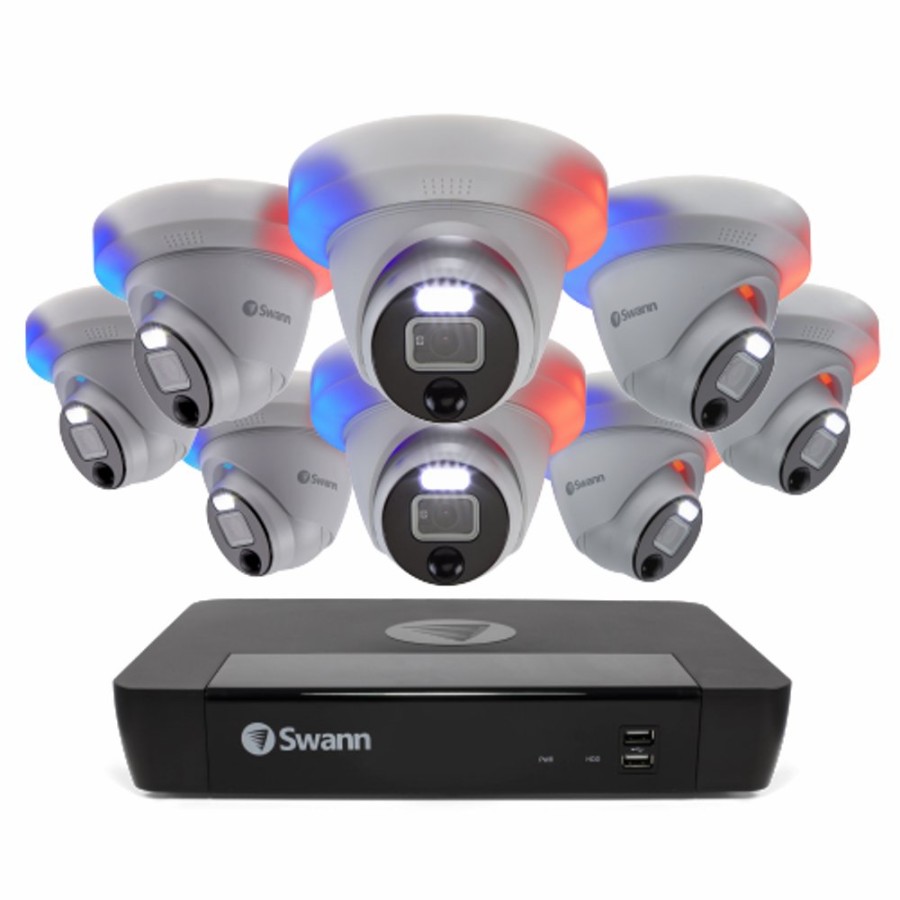 Business Security Systems Swann | 8 Camera 8 Channel 4K Ultra Hd Pro Enforcer Nvr Security System - Sonvk-889808D