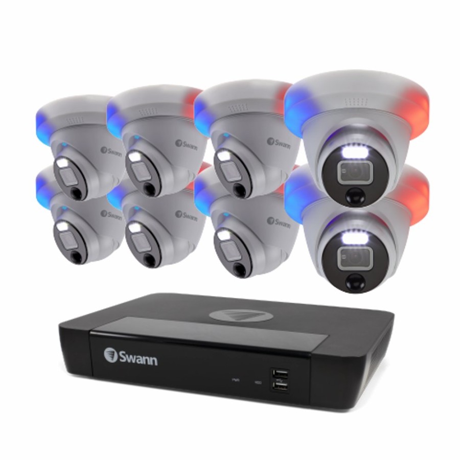 Business Security Systems Swann | 8 Camera 8 Channel 4K Ultra Hd Pro Enforcer Nvr Security System - Sonvk-889808D