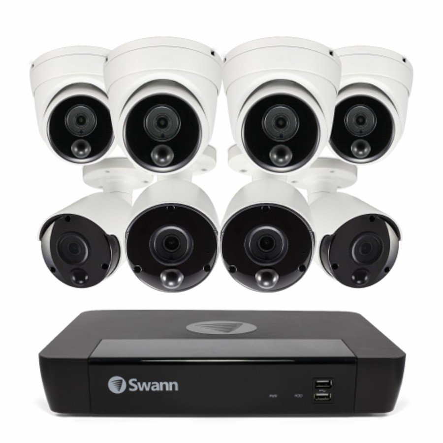 Business Security Systems Swann | 8 Camera 8 Channel 4K Ultra Hd Nvr Security System - Sonvk-885804B4D